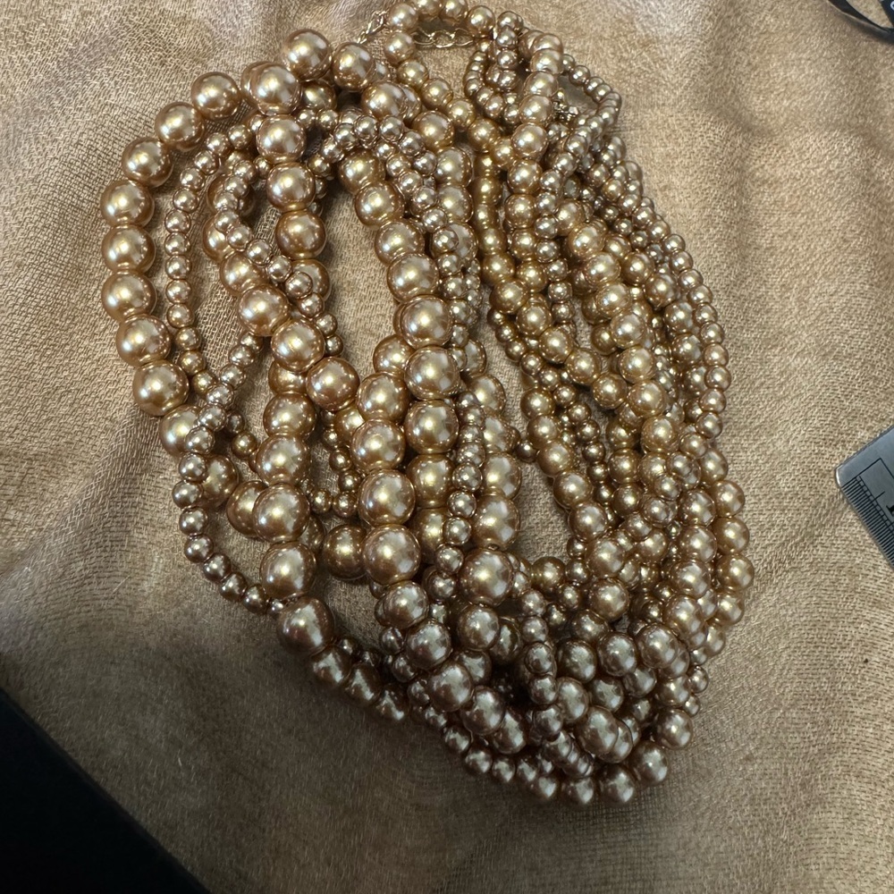 Shofel Bros 6 Strand Pearl Necklace - Picture 9 of 9